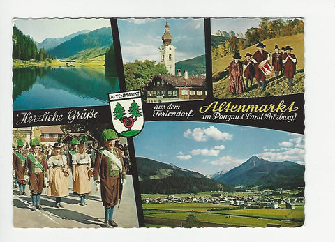 AK Herzliche Grüße aus dem Feriendorf Altenmarkt im Pongau.