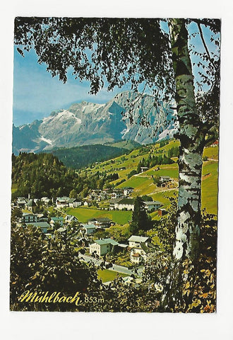 AK Mühlbach am Fuße des Hochkönigs.