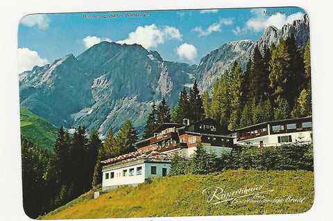AK Mühlbach am Hochkönig. Alpengasthof Rupertihaus mit Mandlwand. Bes. Sepp und Paula Bradl.