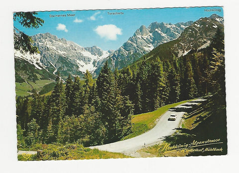 AK Hochkönig-Alpenstrasse Hinterthal - Mühlbach.