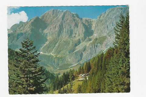 AK Mühlbach am Hochkönig. Alpengasthof Rupertihaus mit Mandlwand. Bes. Sepp und Paula Bradl.