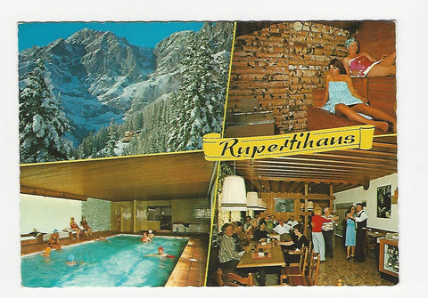 AK Mühlbach am Hochkönig. Alpengasthof Rupertihaus. Bes. Sepp und Paula Bradl.