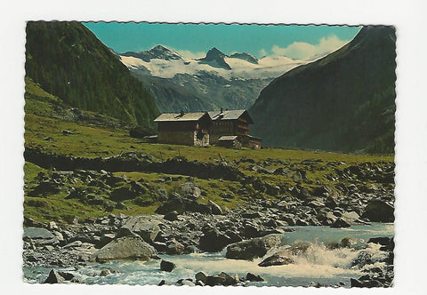 AK Gasthof Alpenrose im Habachtal. Besitzer: Josef Brennsteiner Bramberg.