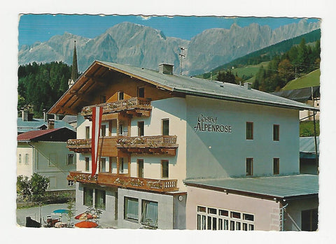 AK Mühlbach am Hochkönig. Gasthof Alpenrose. R. u. M. Mayr.