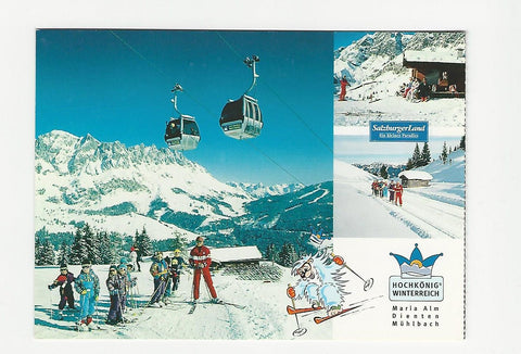 Werbe-AK Mühlbach am Hochkönig.