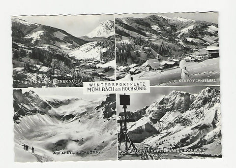 AK Wintersportplatz Mühlbach am Hochkönig.