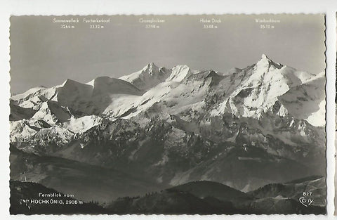AK Fernblick vom Hochkönig.