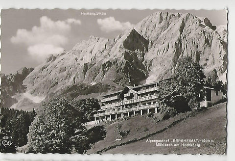 AK Alpengasthof Bergheimat. Mühlbach am Hochkönig.