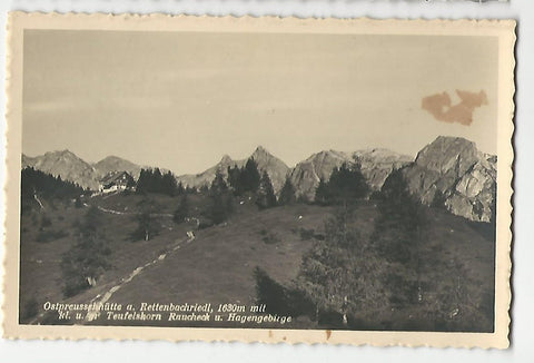AK Ostpreussenhütte am Rettenbachriedl....