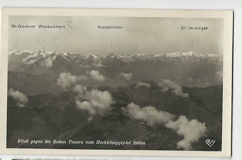 AK Blick gegen die Hohen Tauern vom Hochköniggipfel.