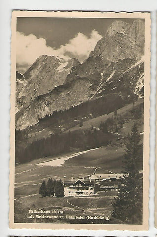AK Arthurhaus mit Wetterwand und Halsriedel. (Hochkönig) (1939)