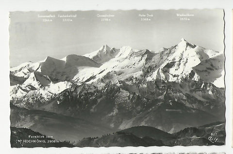 AK Fernblick vom Hochkönig.