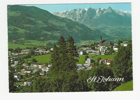 AK St. Johann im Pongau mit dem Tennengebirge.