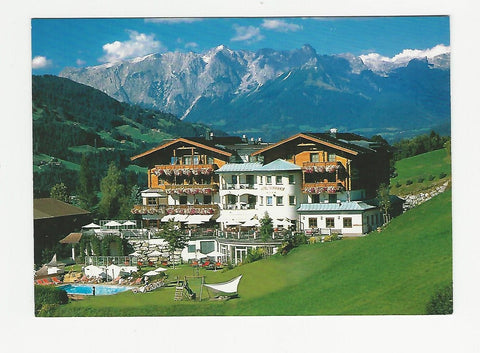 Werbe-AK St. Johann. Hotel Sonnhof. Fam. Höllwart.. Alpendorf 16.