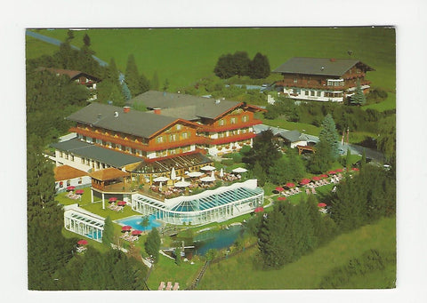 Werbe-AK St. Johann. Hotel Oberforsthof. Fam. Höllwart. Alpendorf 11.