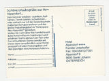 Werbe-AK St. Johann. Hotel Alpendorf Familie Unterkofler. Alpendorf 9.