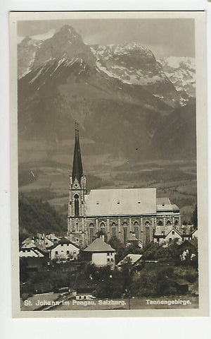 AK St. Johann im Pongau. Tennengebirge. (1931)