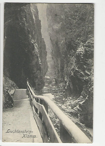 AK Liechtensteinklamm. (1909)
