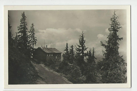 AK Hochgründeckhaus Der Sektion Ybbstaler D & Ö.A.V. gegen Hochkönig.