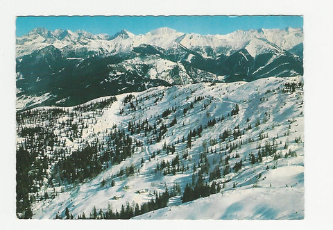 AK Schischaukel Großarl - Dorfgastein. Kreuzkogellift und Harbachhütte.