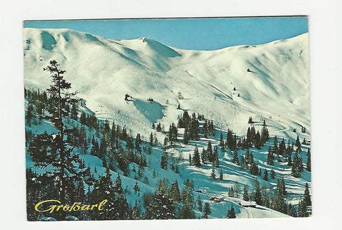 AK Schischaukel Großarl - Dorfgastein. Kreuzkogellift und Harbachhütte.
