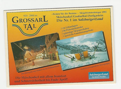 Werbe-AK Großarltal.