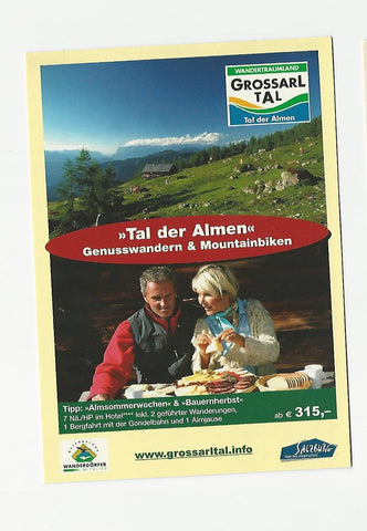 Werbe-AK Großarltal.