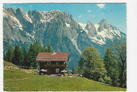 AK Werfen. Dielalm mit Tennengebirge.