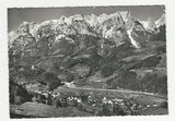 AK Werfen mit Tennengebirge und Festung Hohenwerfen.