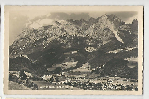 AK Werfen m. d. Tennengebirge. (1931)