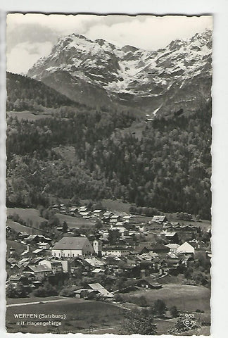 AK Werfen mit Hagengebirge.