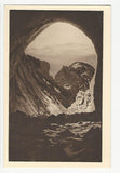 AK Eisriesenwelt-Höhle im Tennengebirge. Ausblick auf die Beißzange.