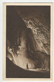 AK Eisriesenwelt-Höhle im Tennengebirge. Gefrorener Wasserfall, Hymirhalle.