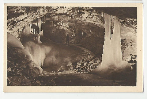 AK Eisriesenwelt-Höhle im Tennengebirge. Donardom gegen Wimur.