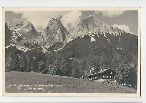 AK Mordegg mit Hiefler, Fieberhorn und Hochtron. (1934)