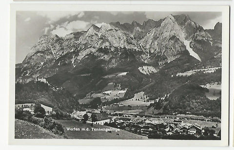 AK Werfen mit dem Tennengebirge.