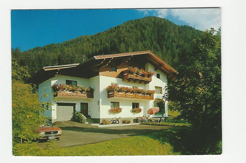 AK Flachau 147. Frühstückspension Familie Johann Tranninger.