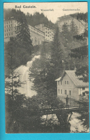 AK Badgastein. Wasserfall. Gasteinerache.