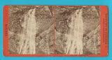 Stereo-Foto auf Hartkarton Gastein. Schleierfall.