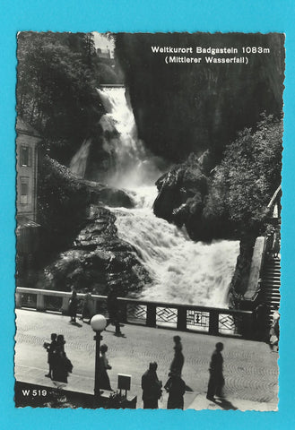AK Badgastein. Mittlerer Wasserfall.