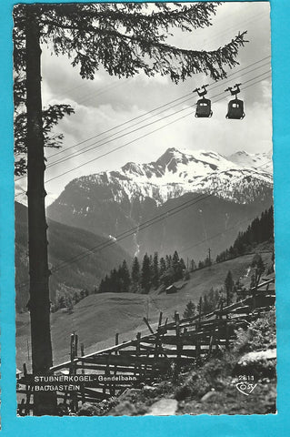 AK Badgastein. Stubnerkogel - Gondelbahn.