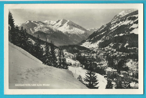 AK Badgastein im Winter.