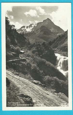 AK Badgastein. Nassfeld Bärenwasserfall.
