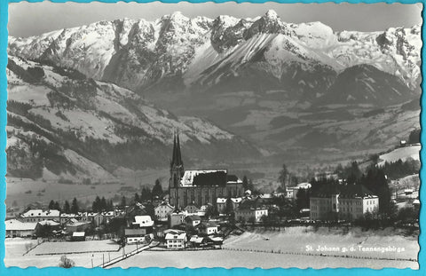 AK St. Johann gegen das Tennengebirge.
