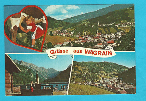 AK Grüsse aus Wagrain.
