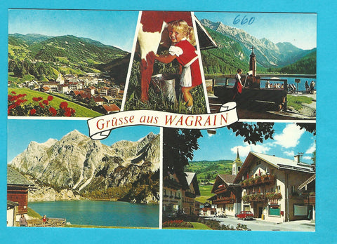 AK Grüsse aus Wagrain.