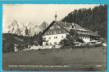 AK Radstadt. Pension Seitenalpe. Blick gegen Dachstein. (1958)