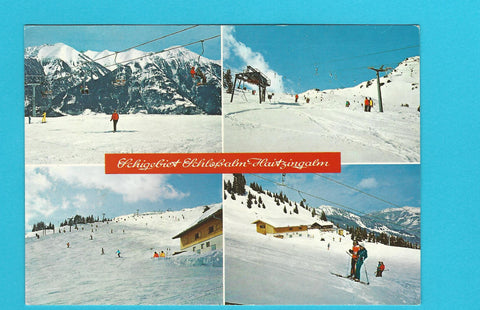 AK Bad Hofgastein. Schigebiet Schloßalm Haitzingalm.