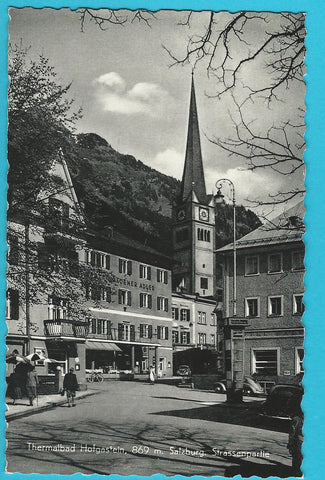 AK Thermalbad Hofgastein. Strassenpartie.