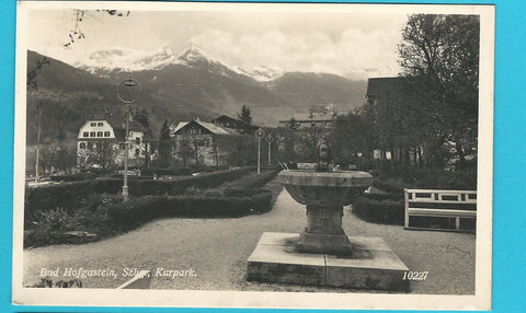 AK Bad Hofgastein. Kurpark.